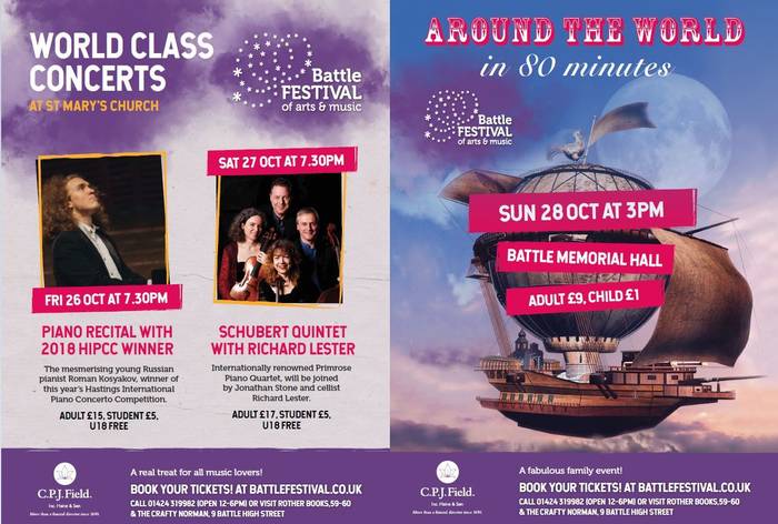 Battle Festival of Arts & Music programme