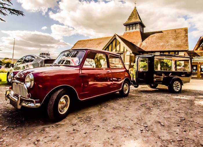 Mini Cooper Hearse