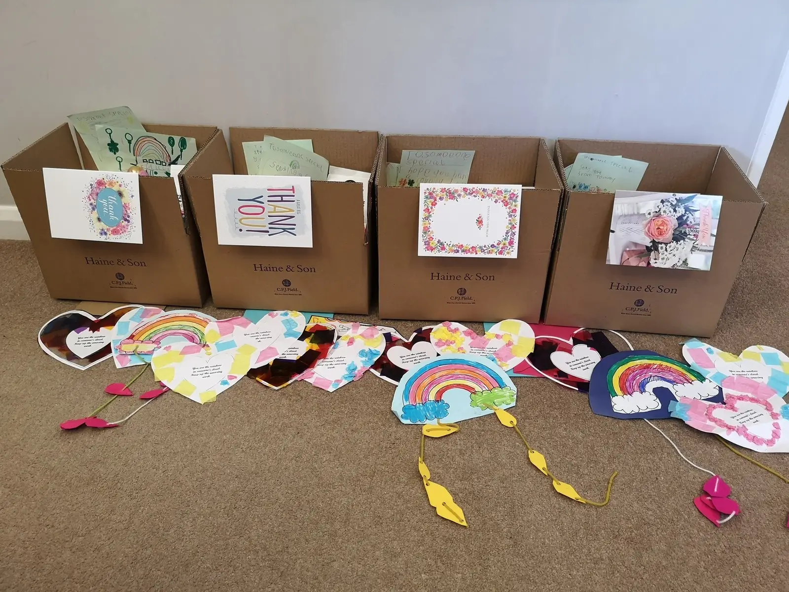 Cards of kindness, Eastbourne, 2020