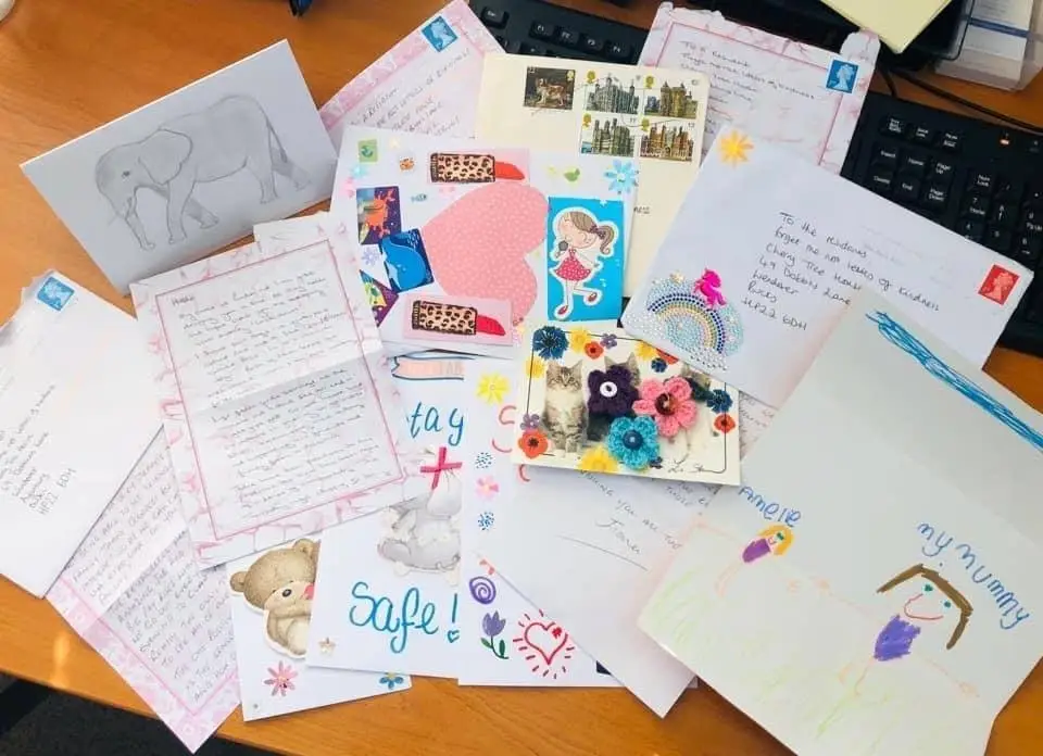 Letters of kindness, Aylesbury, 2020