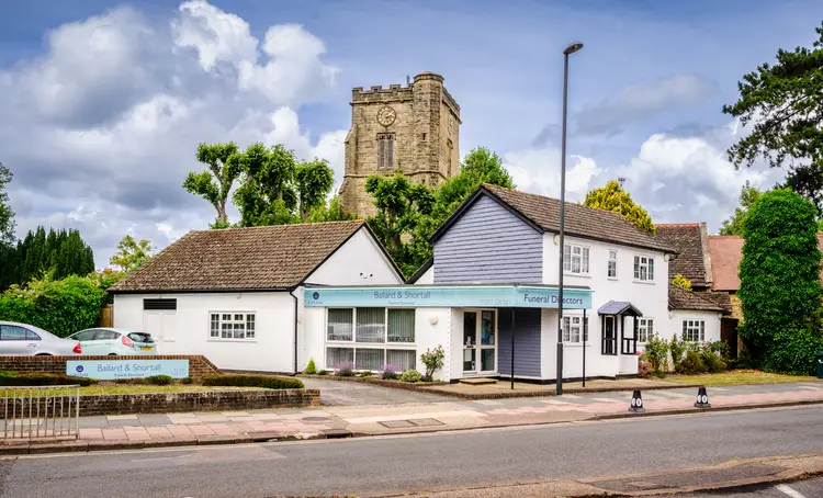A photo showing the CPJ Field Ballard & Shortall funeral home in Crawley.