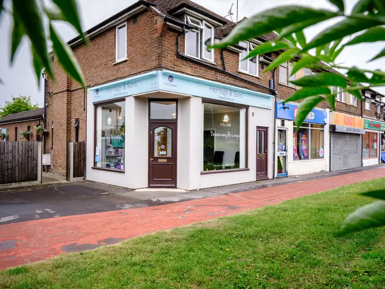 A photo showing the CPJ Field Heritage & Sons funeral home in Aylesbury.