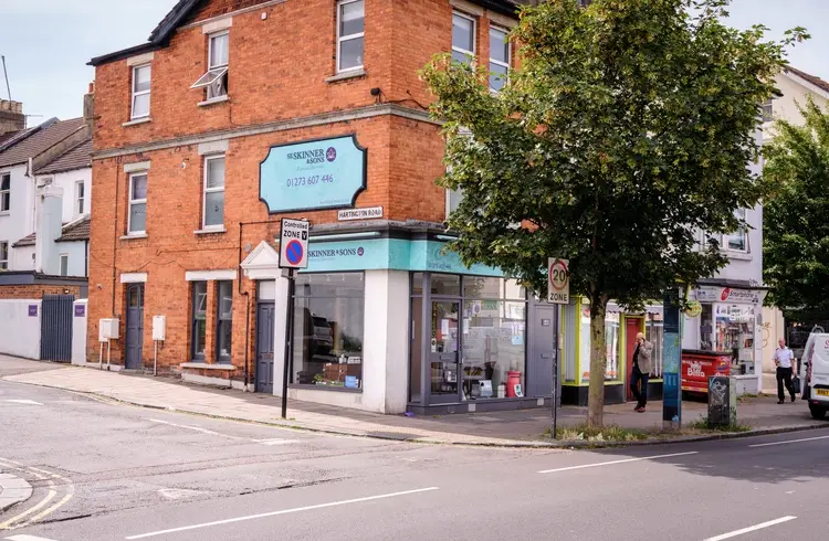 Photo showing the exterior of the CPJ Field S.E. Skinner & Sons funeral home in Brighton.