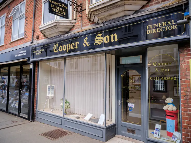 A photo showing the CPJ Field Cooper & Son funeral home in Seaford.