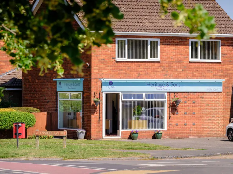 A photo showing the CPJ Field Heritage & Sons funeral home in Wendover.