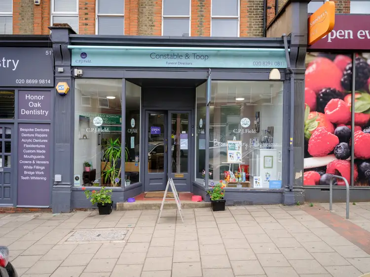 A photo showing the CPJ Field Constable & Toop funeral home in Forest Hill.
