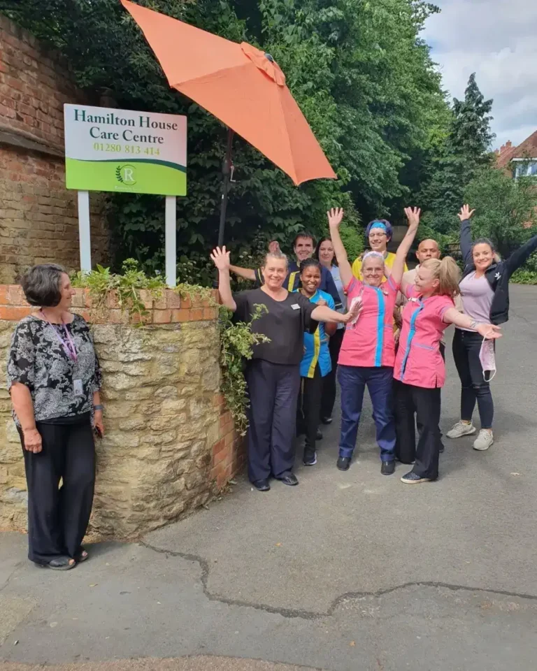 Parasol donation, Buckingham, 2020