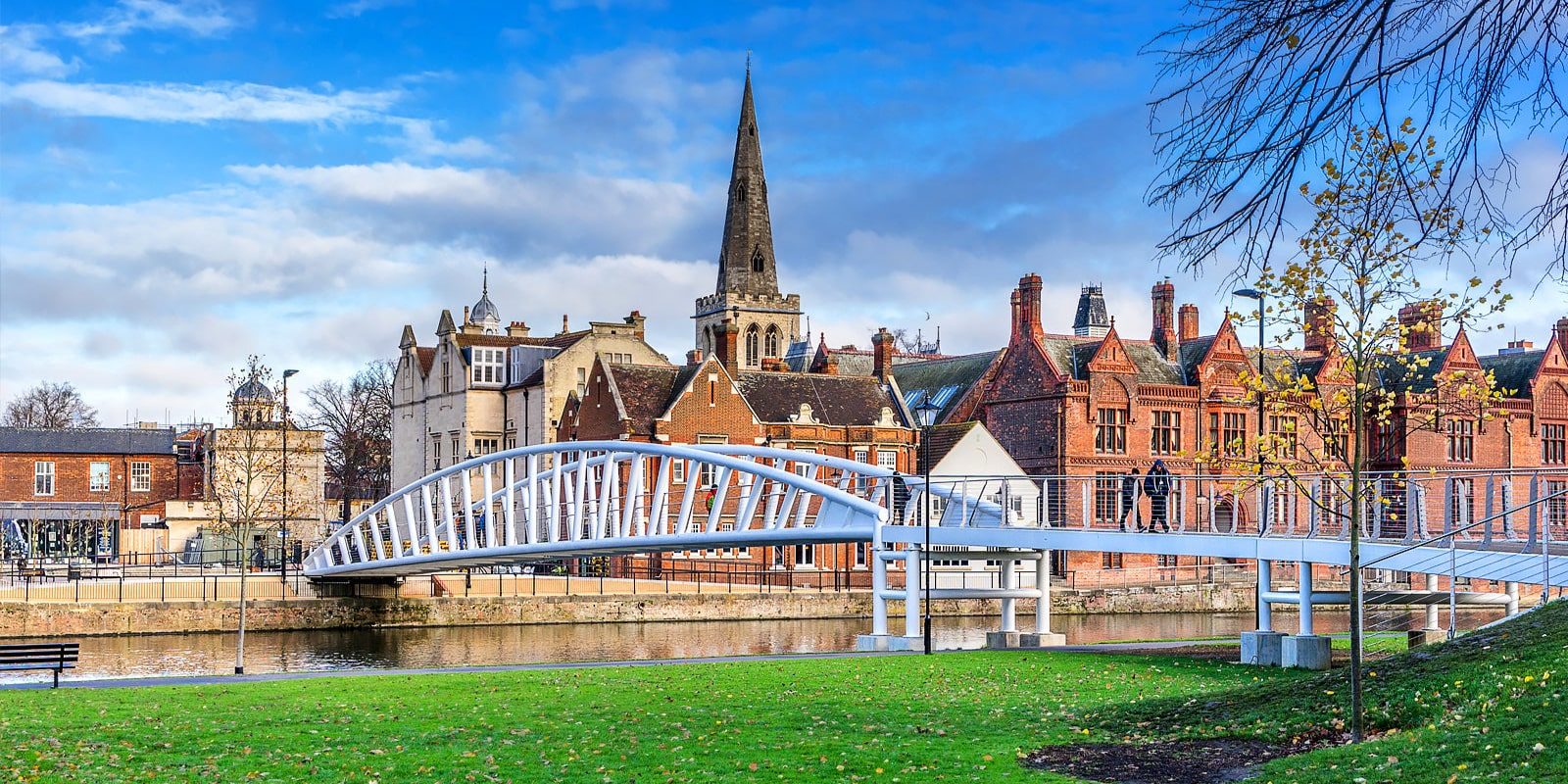 A photo showing an area of Bedford.