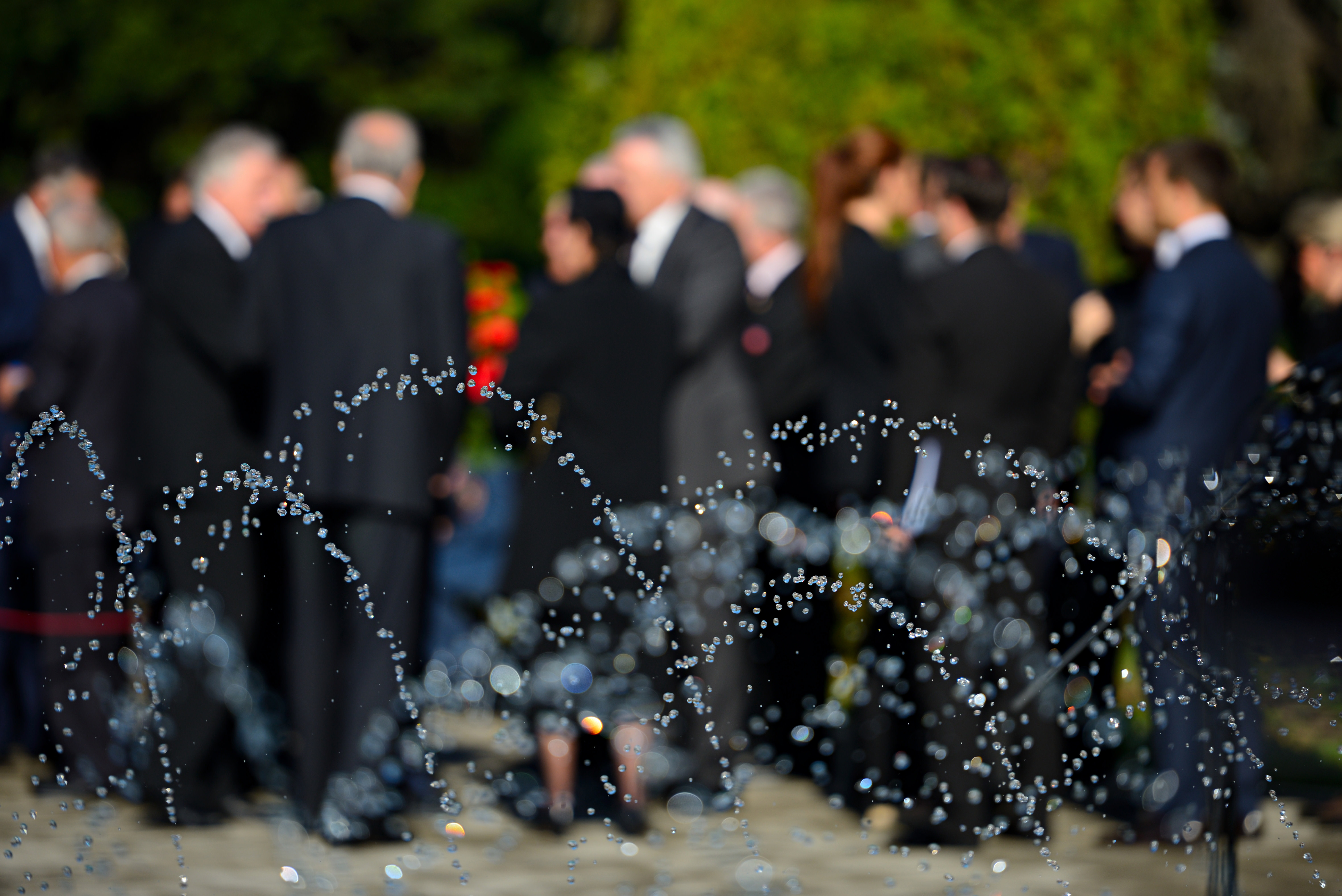 Attending a funeral
