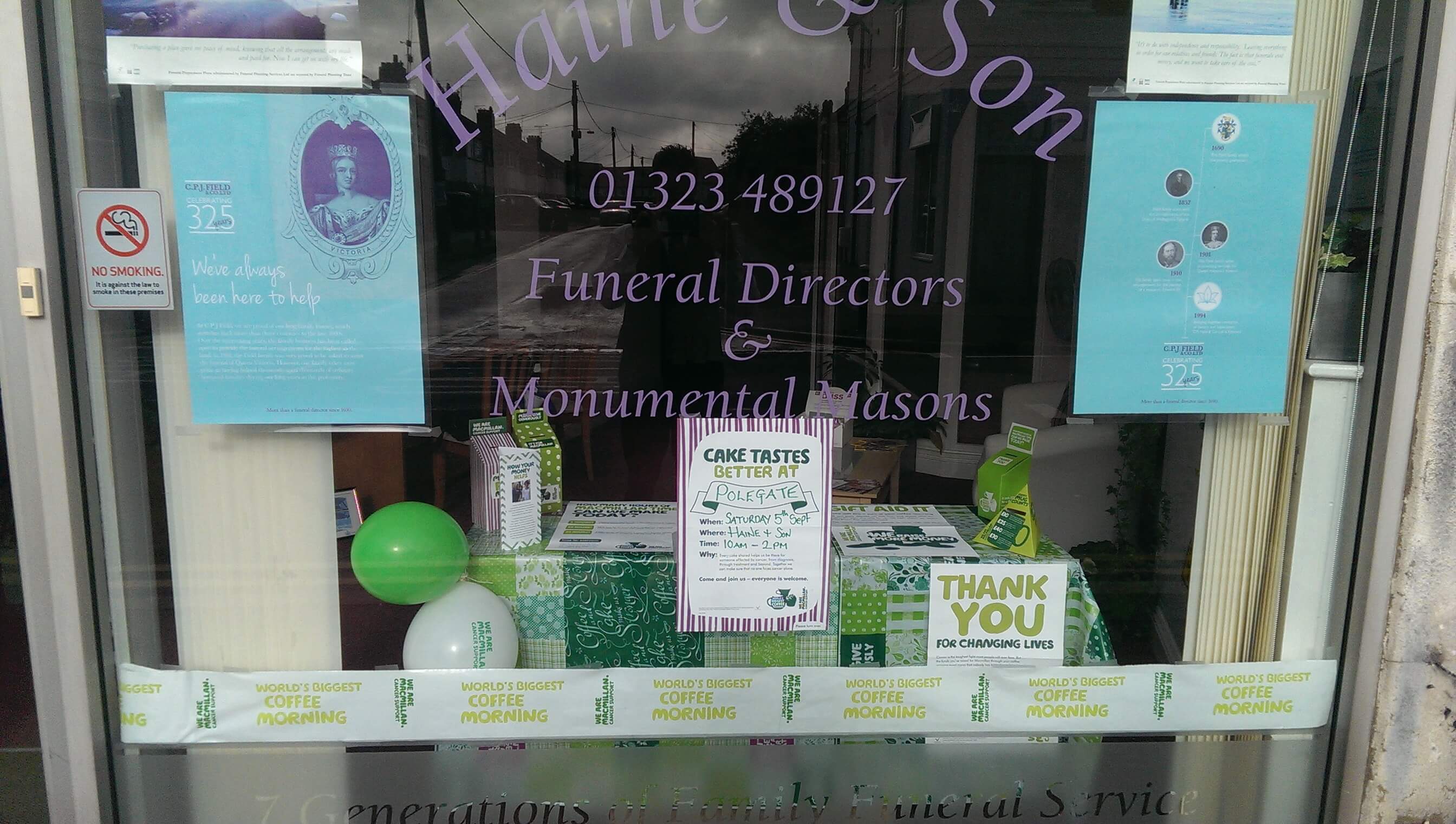 Haine and Son Window Display