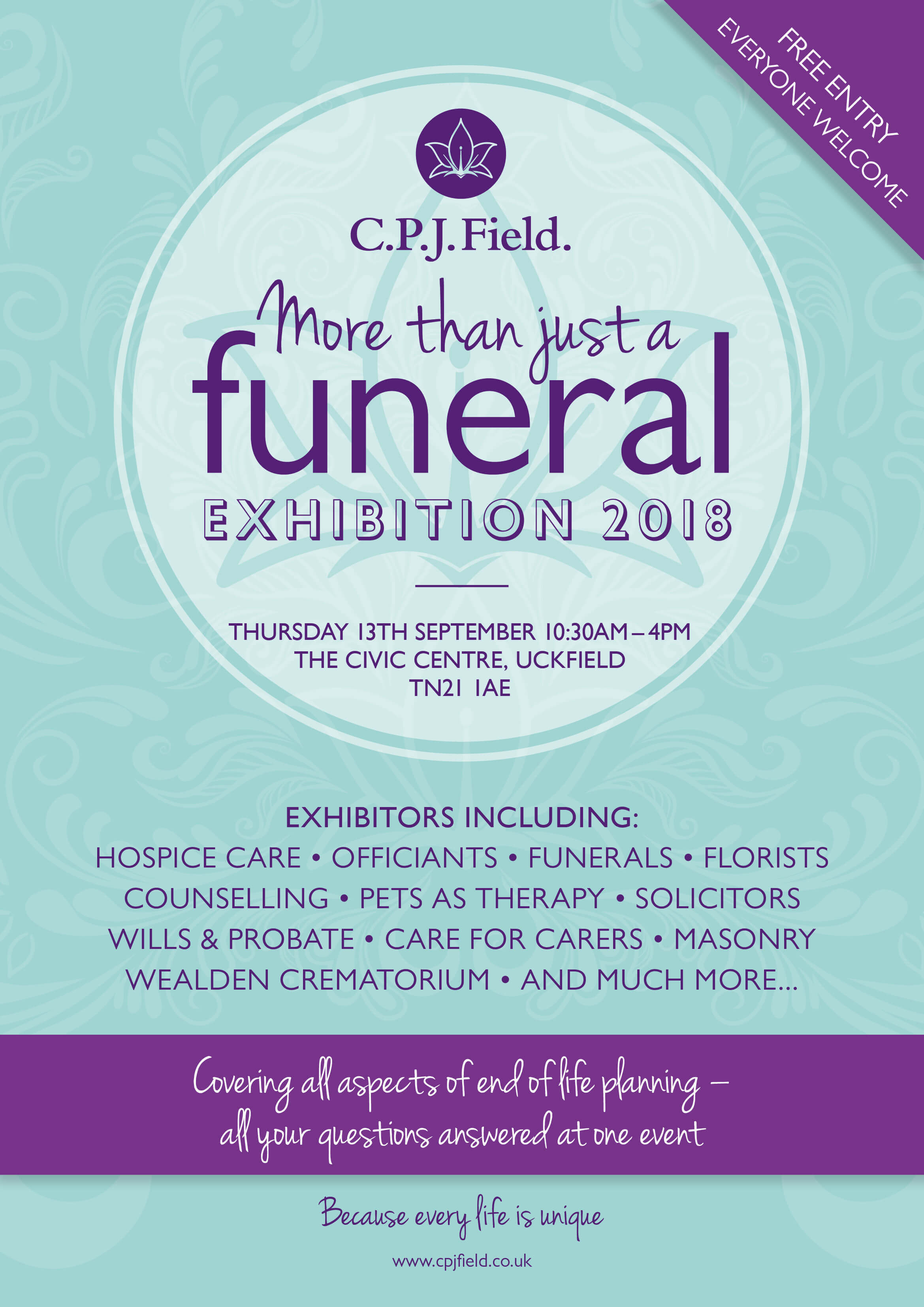 More than just a funeral exhibition 2018