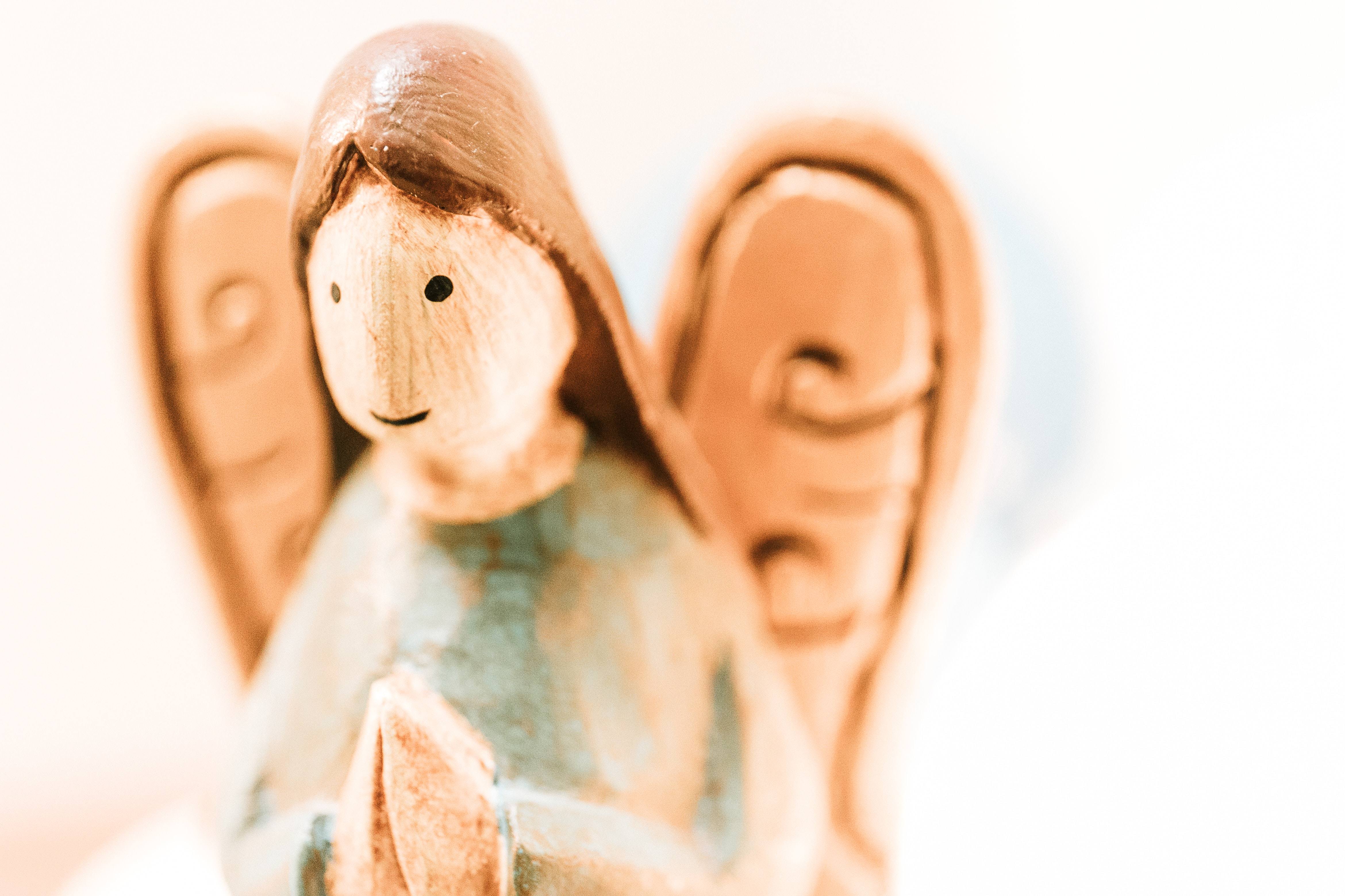 Wooden carved Angel