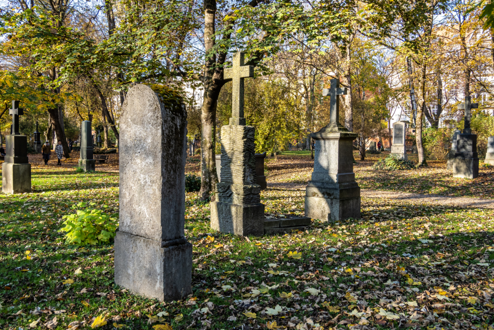 Eco funeral outside