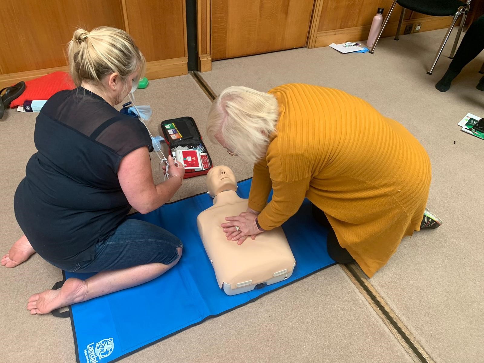 First aid training