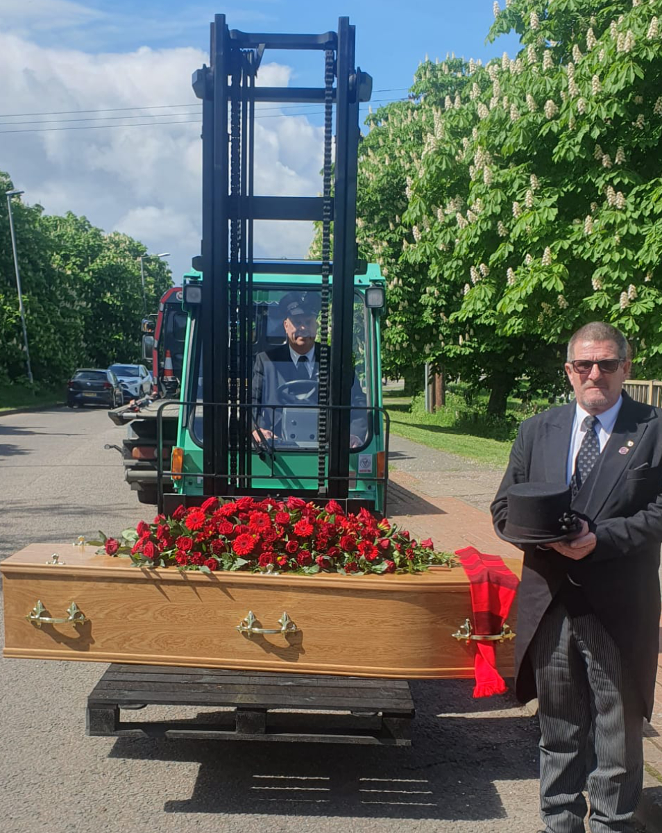 Forklift Funeral